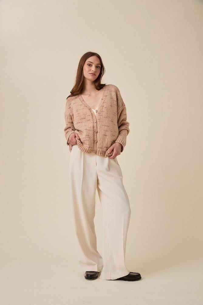 Sirdar Knitting Pattern 10961 - Flare V Neck Cardigan in Embers
