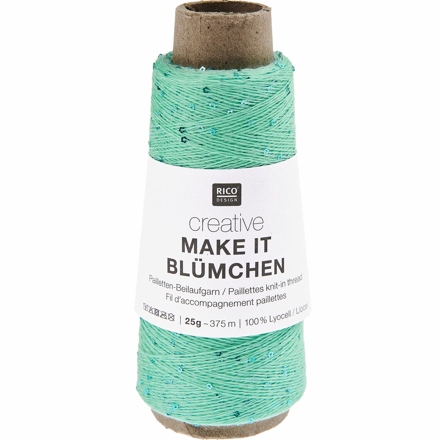 Rico Creative Make It Blümchen - Turquoise - Image 2