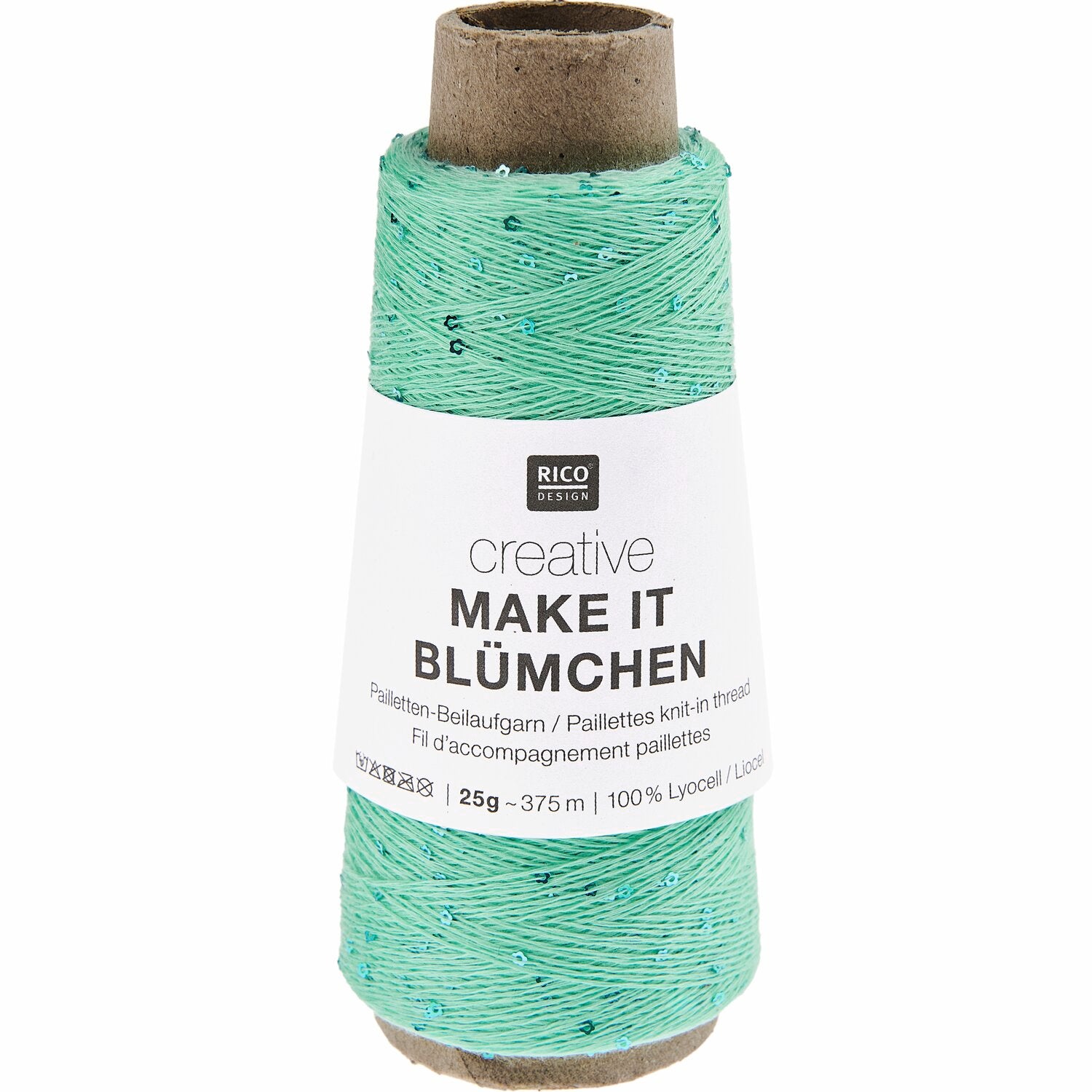 Rico Creative Make It Blümchen - Turquoise - Image 2