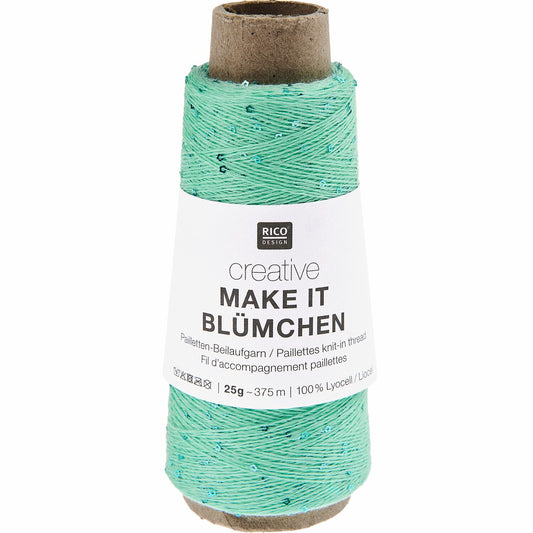 Rico Creative Make It Blümchen - Turquoise - Image 2