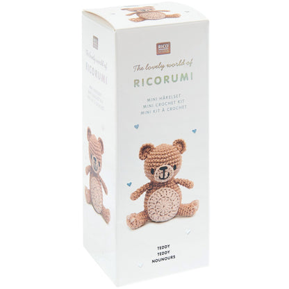 Rico Ricorumi Mini Easy Crochet Set - Teddy Bear - Image 5