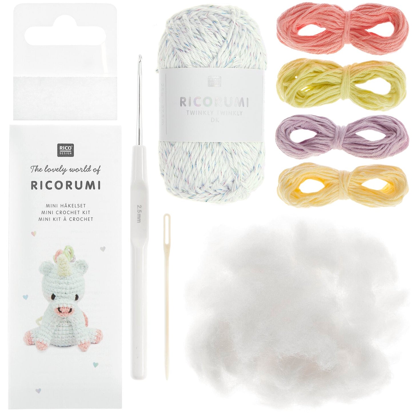 Rico Ricorumi Mini Easy Crochet Set - Unicorn