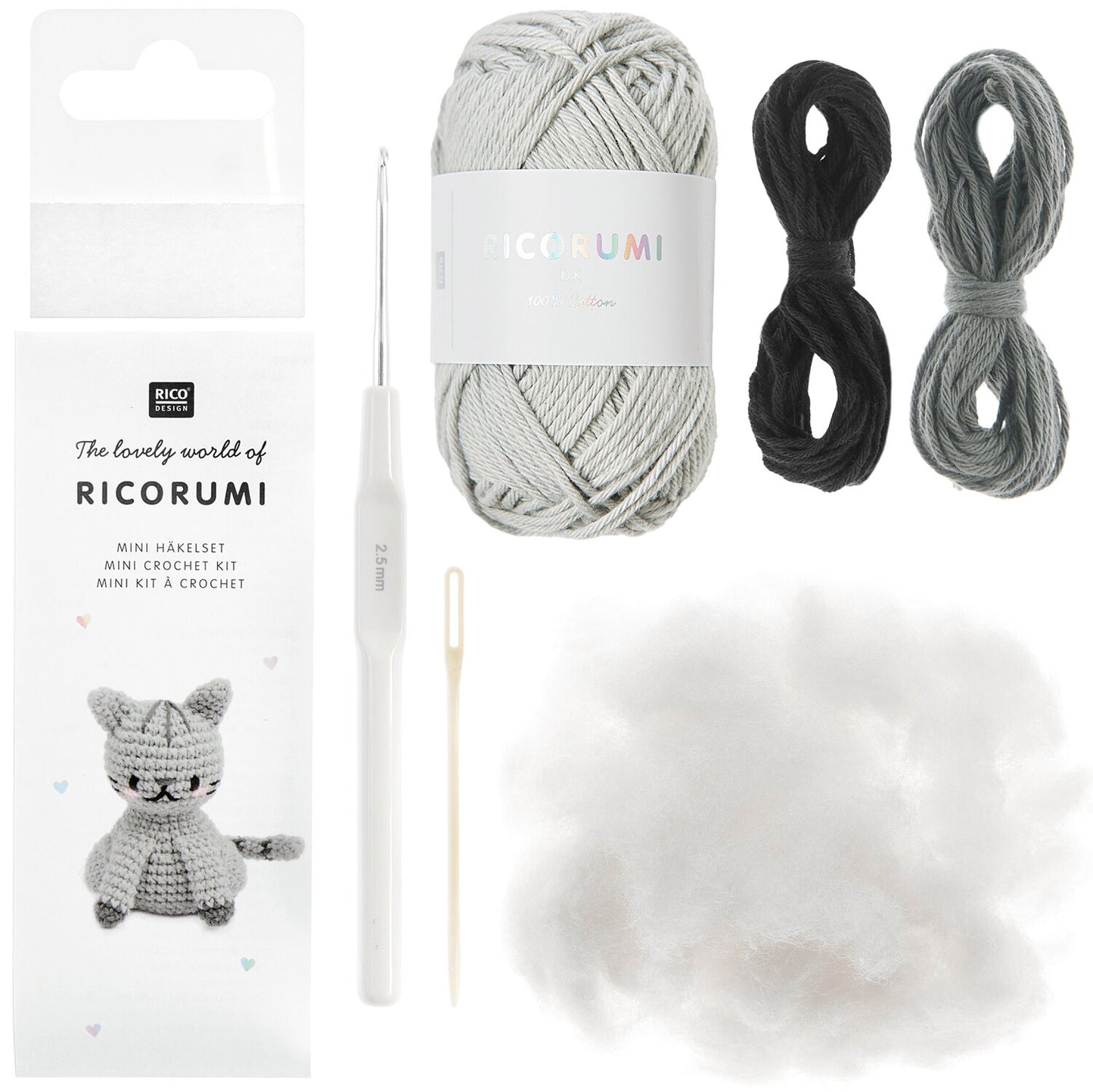 Rico Ricorumi Mini Easy Crochet Set - Cat