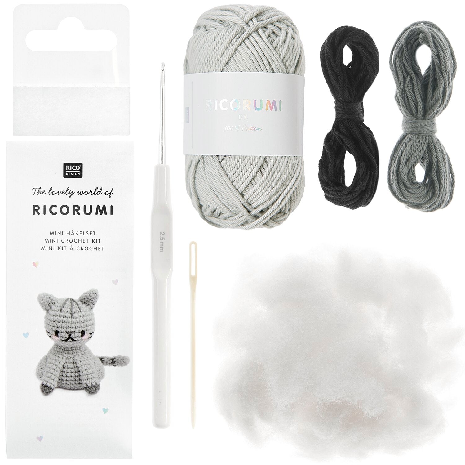 Rico Ricorumi Mini Easy Crochet Set - Cat