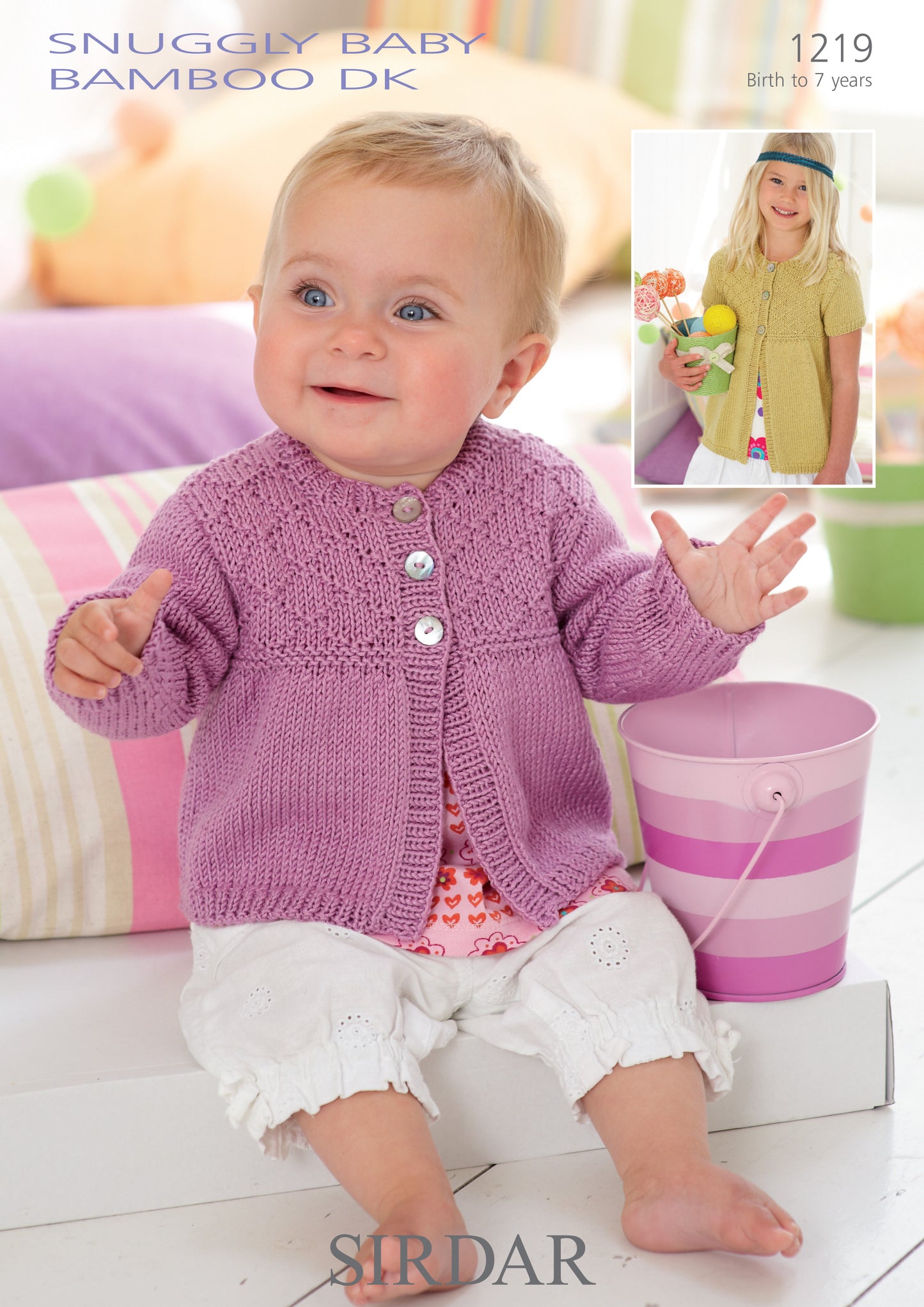 Sirdar Pattern 1219 - Snuggly Baby Bamboo DK 0-7 yearas - Product image