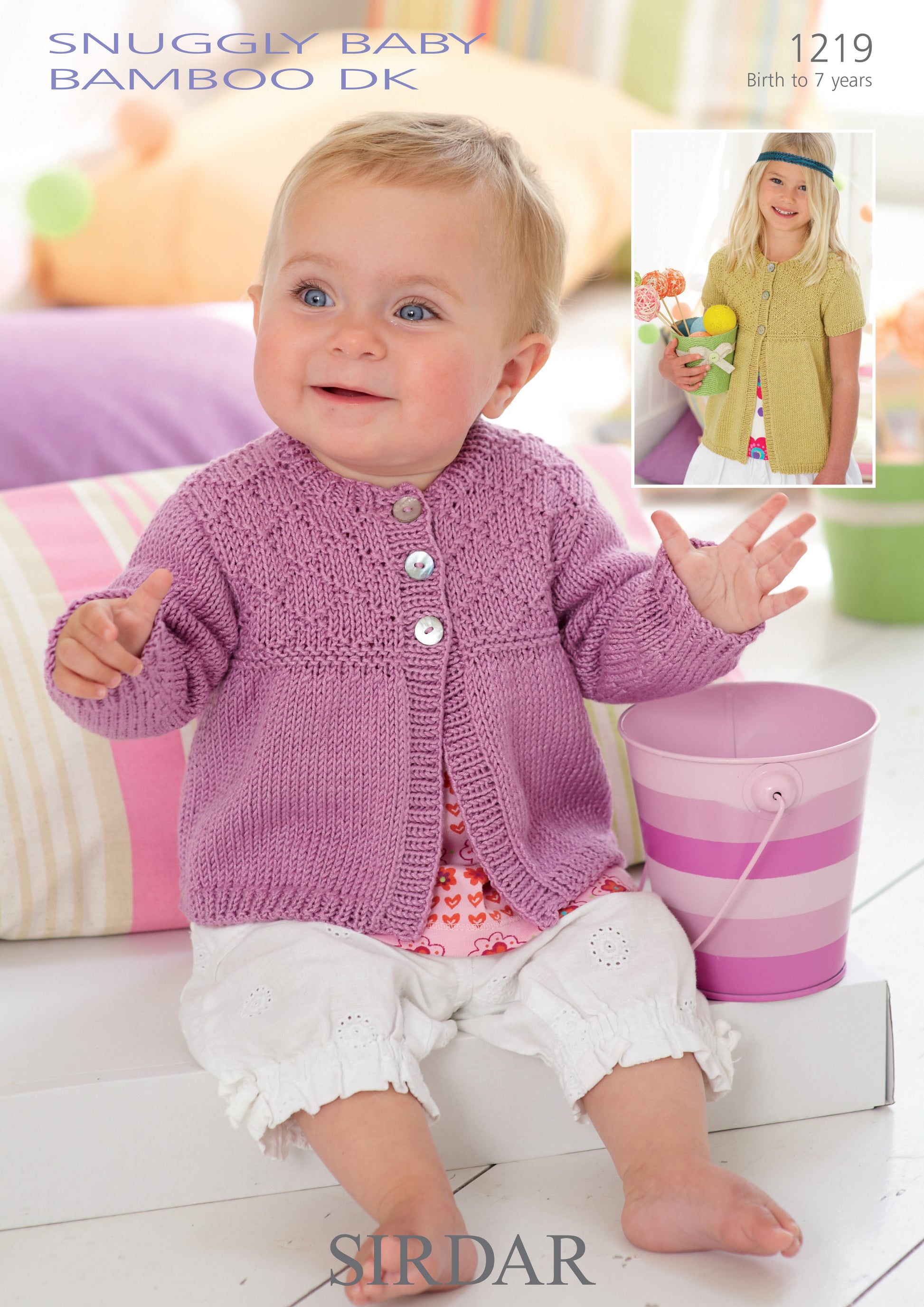 Sirdar Pattern 1219 - Snuggly Baby Bamboo DK 0-7 yearas - Product image