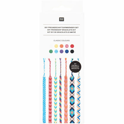 Rico DIY Friendship Bracelet Set - Classic Colours