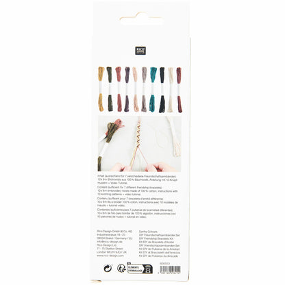 Rico DIY Friendship Bracelet Set - Earthy Colours
