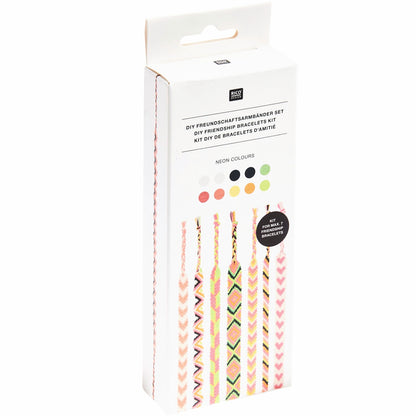 Rico DIY Friendship Bracelet Set - Neon Colours