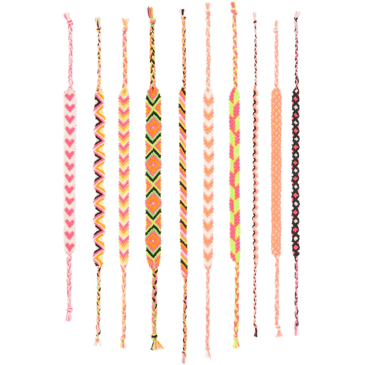 Rico DIY Friendship Bracelet Set - Neon Colours
