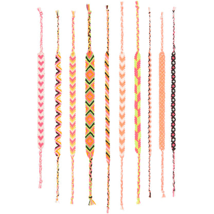 Rico DIY Friendship Bracelet Set - Neon Colours