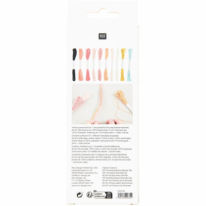 Rico DIY Friendship Bracelet Set - Fashion Colours