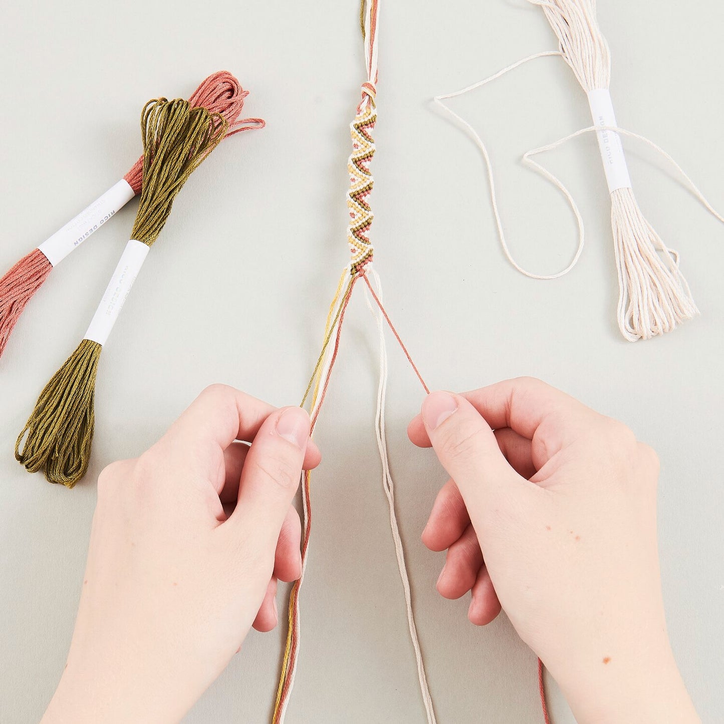 Rico DIY Friendship Bracelet Set - Earthy Colours