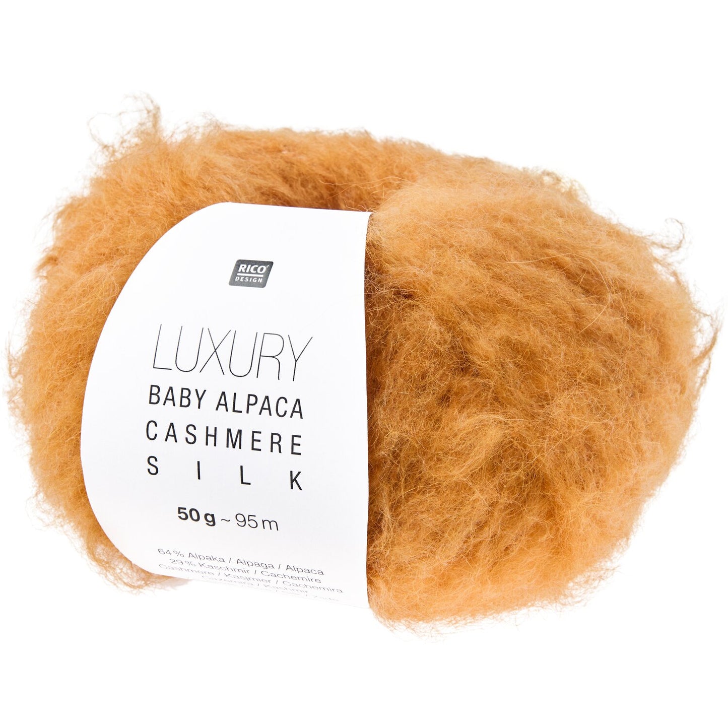 Rico Luxury Baby Alpaca Cashmere Silk Caramel