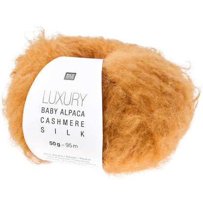 Rico Luxury Baby Alpaca Cashmere Silk Caramel