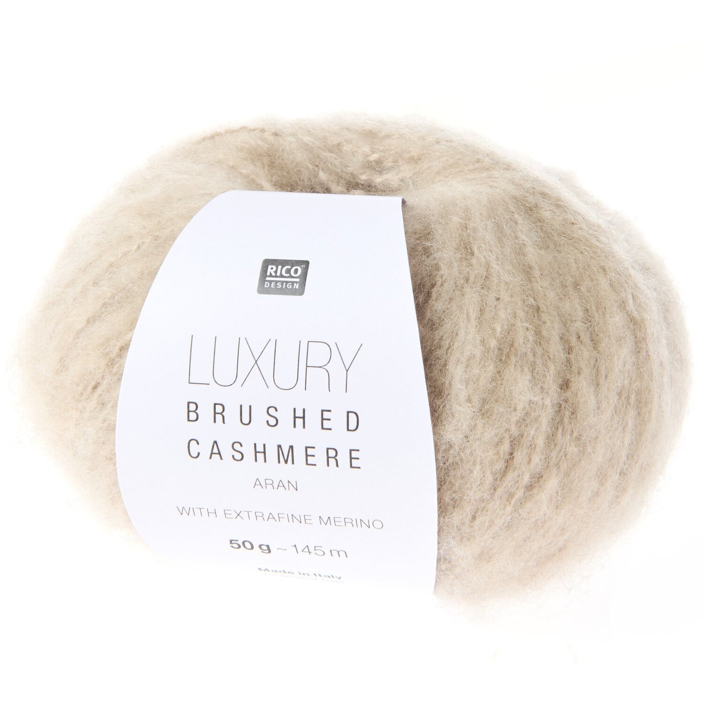 Rico Luxury Brushed Cashmere Aran Greige