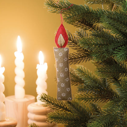Rico Embroidery Kit - Felt Pendant - Candle