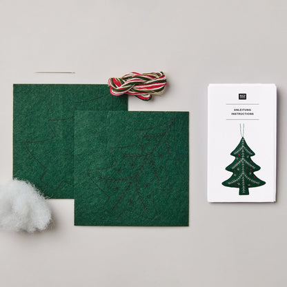 Rico Embroidery Kit - Felt Ornament - Christmas Tree