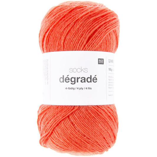 Rico Socks Degrade 4 Ply Red