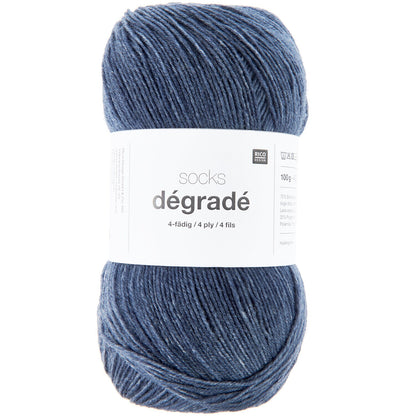 Rico Socks Degrade 4 Ply Navy Blue