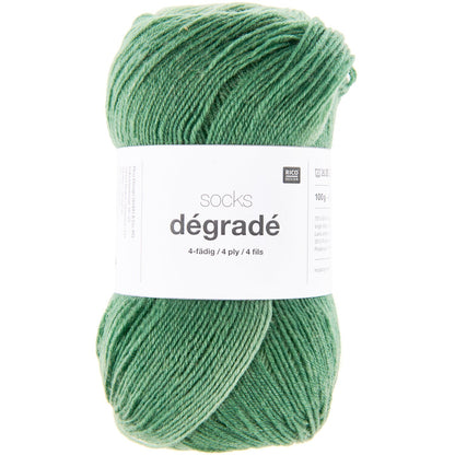 Rico Socks Degrade 4 Ply Green