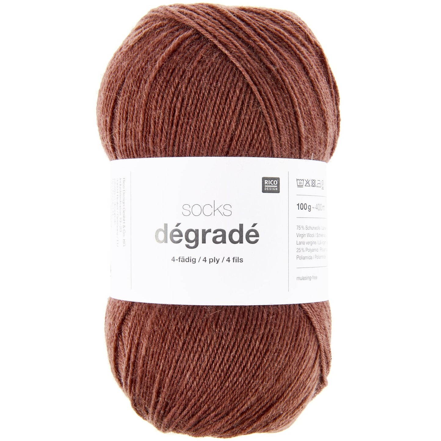 Rico Socks Degrade 4 Ply Nougat
