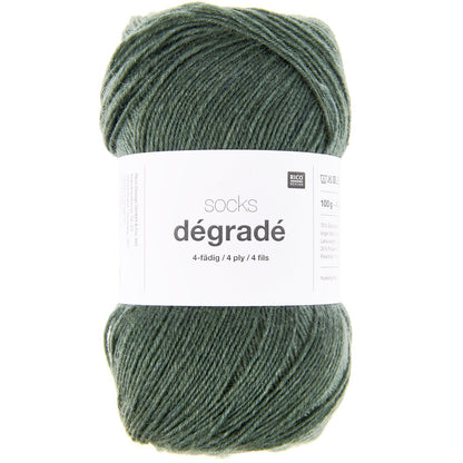 Rico Socks Degrade 4 Ply Olive