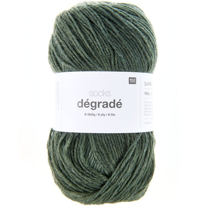Rico Socks Degrade 6 Ply Olive