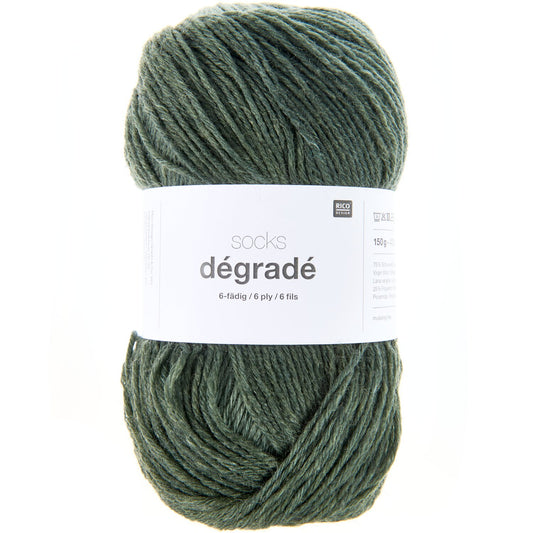 Rico Socks Degrade 6 Ply Olive
