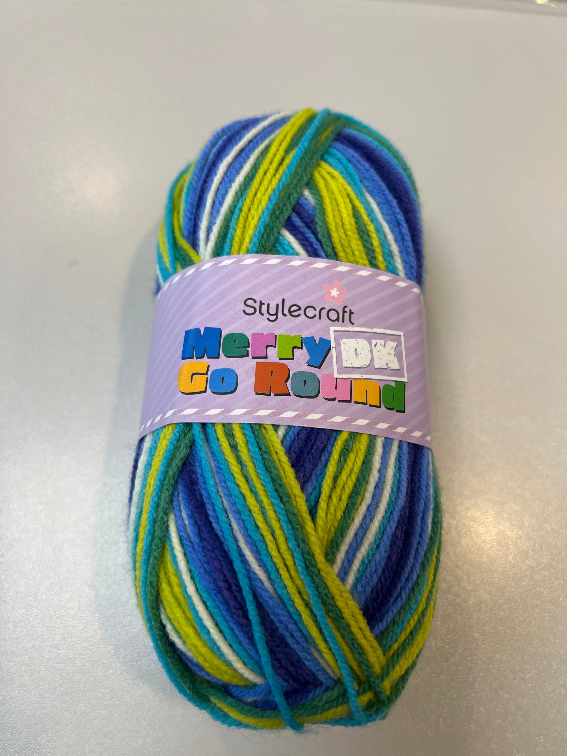 Stylecraft Merry Go Round DK in Merry GoRound DK. Sherbet Dip — 100% Premium Acrylic, DK (Double Knitting), 100g