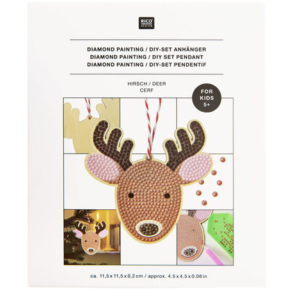 Rico Diamond Painting DIY Kit - Deer Pendant