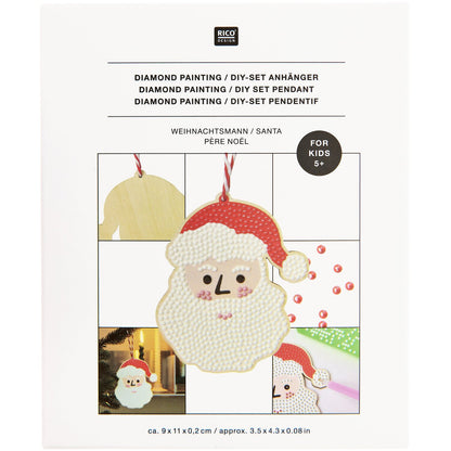 Rico Diamond Painting DIY Kit - Santa Claus Pendant