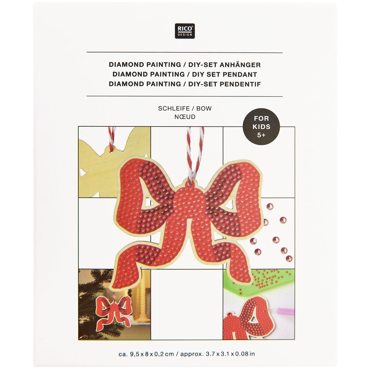 Rico Diamond Painting DIY Kit - Bow Pendant