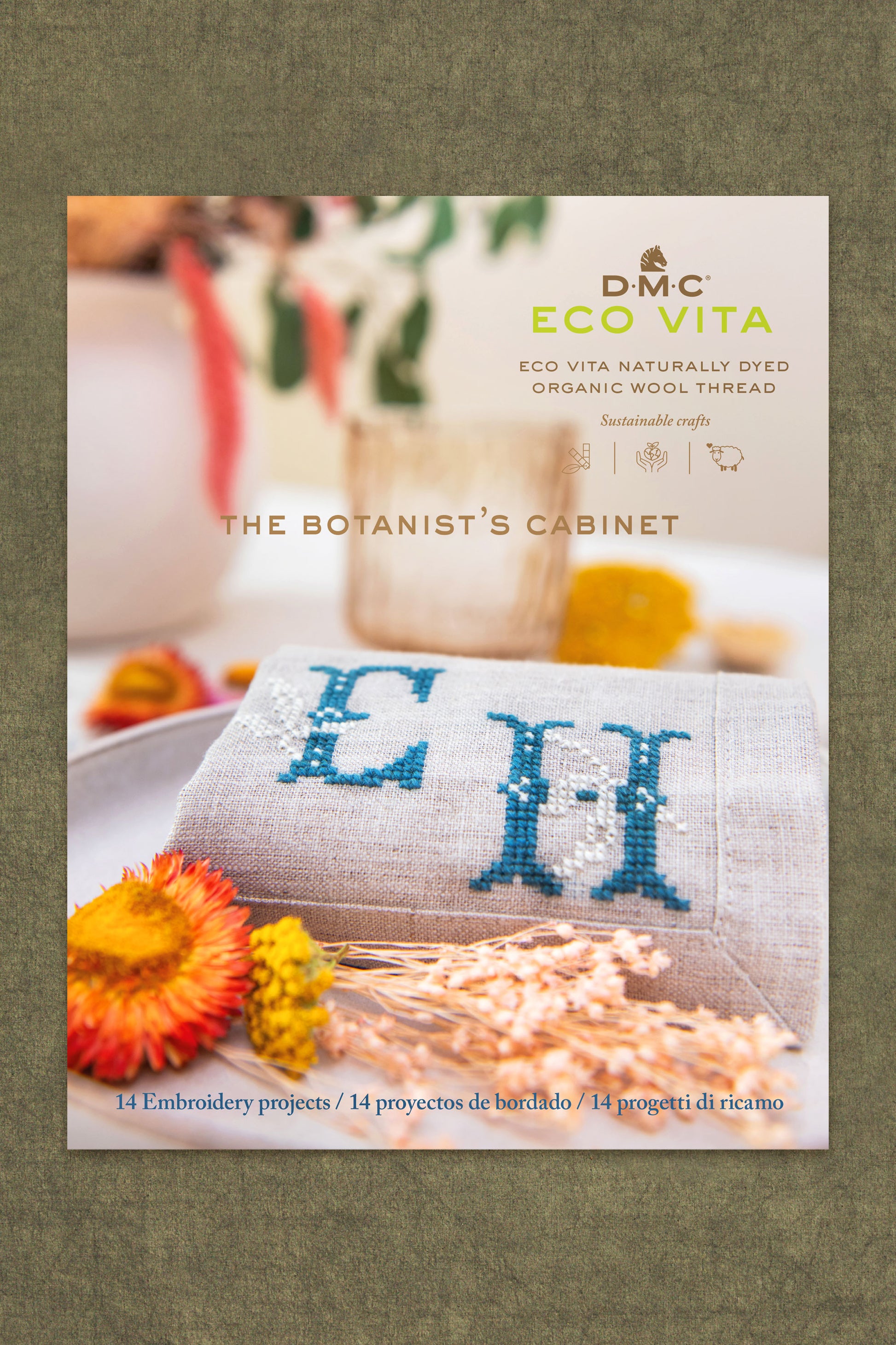 DMC Eco Vita Pattern Book - The Botanist's Cabinet