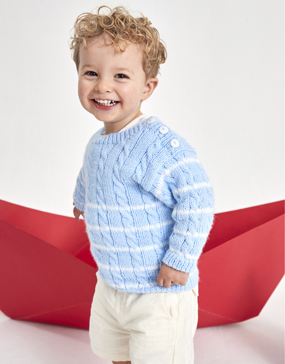 Sirdar F075 Nautical Sweater