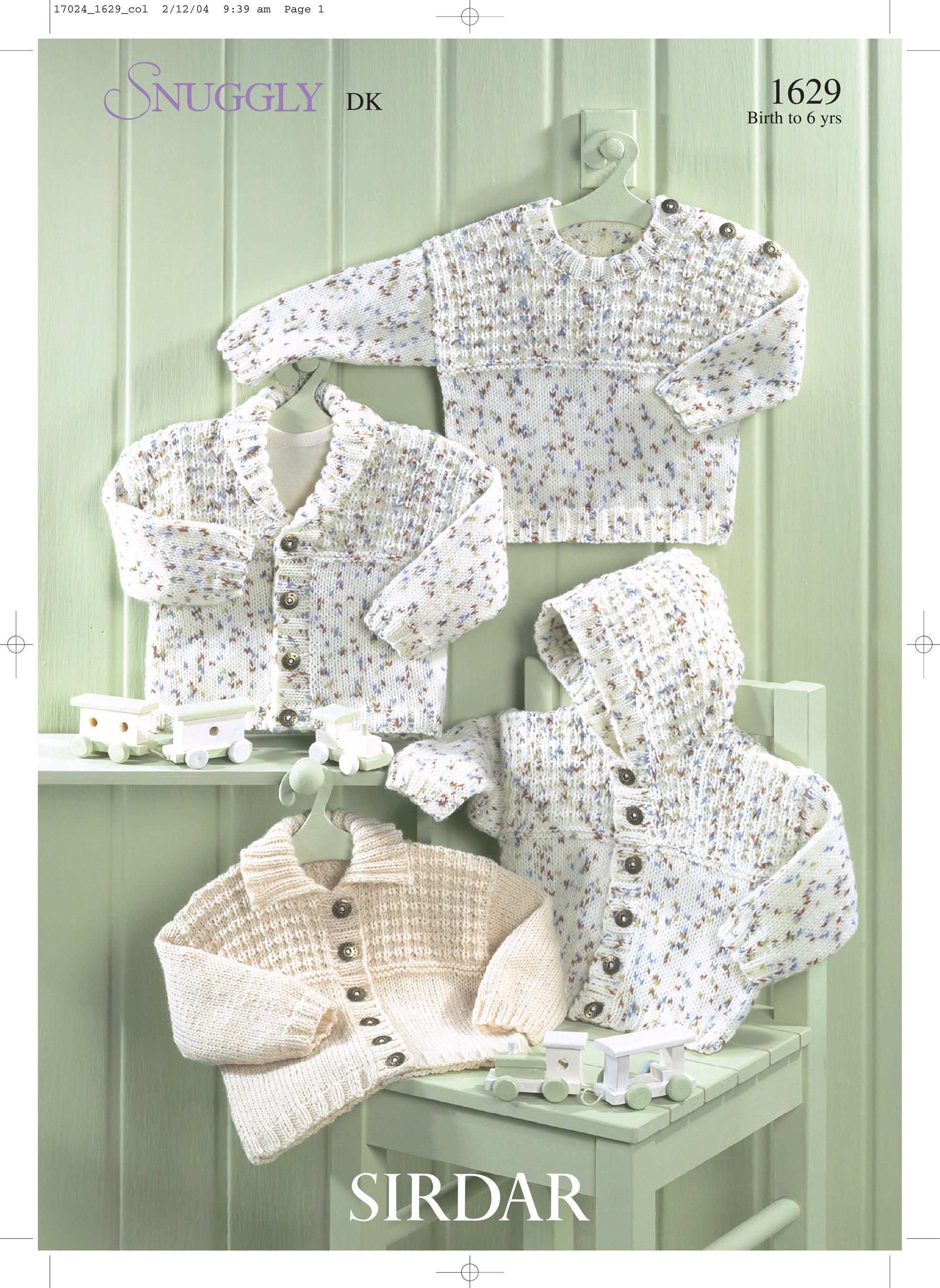 Sirdar Pattern 1629 - Cardigans & sweater-Sirdar DK - Product image