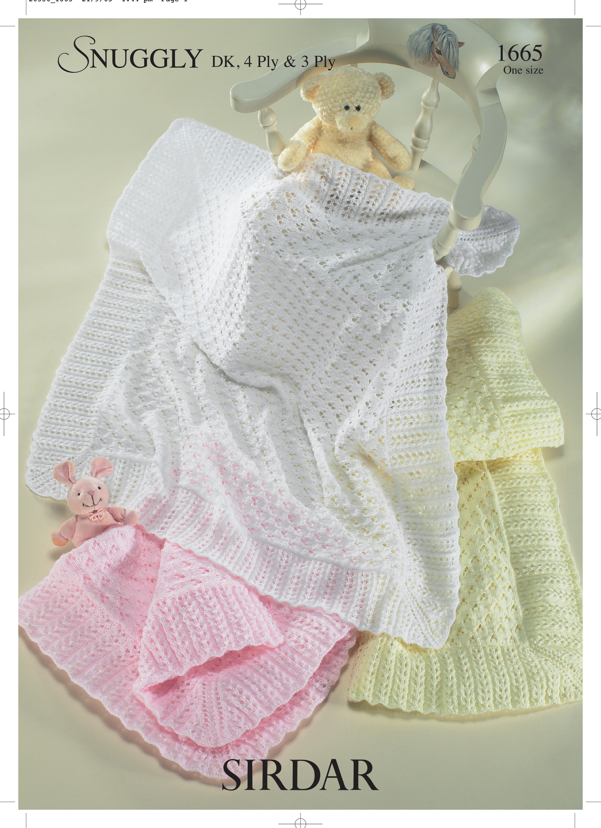 Sirdar Pattern 1665 - Shawls-Sirdar-3ply/4ply/DK - Product image