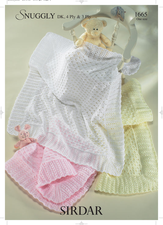 Sirdar Pattern 1665 - Shawls-Sirdar-3ply/4ply/DK - Product image