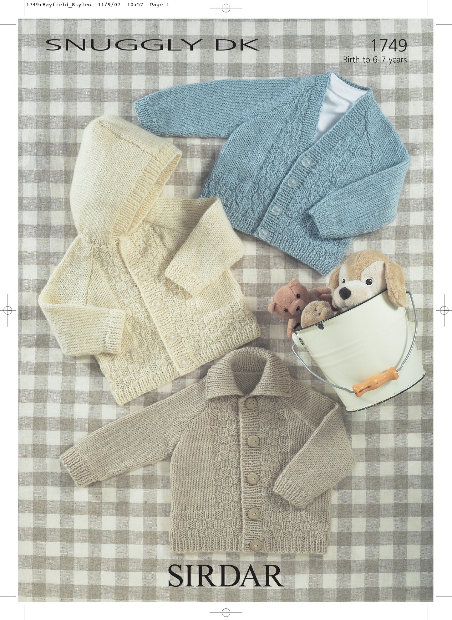 Sirdar Pattern 1749 - Jackets-Sirdar snuggly DK - Product image
