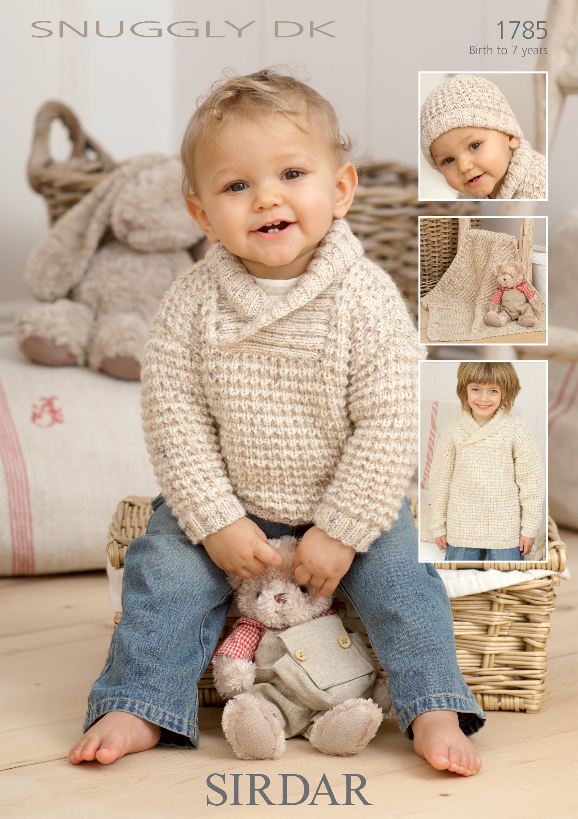 Sirdar Pattern 1785 - Sweater, hat & blanket-Sirdar snuggly DK - Product image
