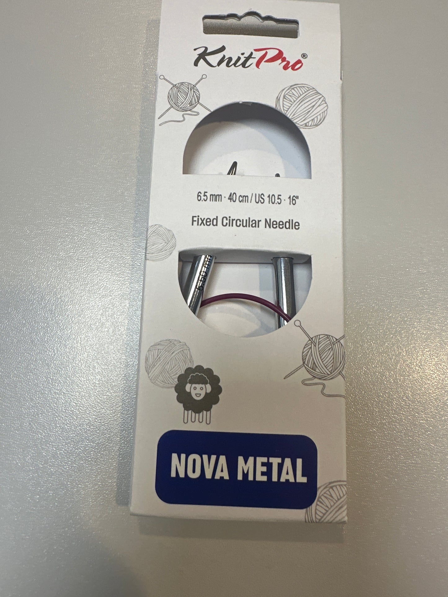 KnitPro 6.5mm 40cm Fixed Circular Needle