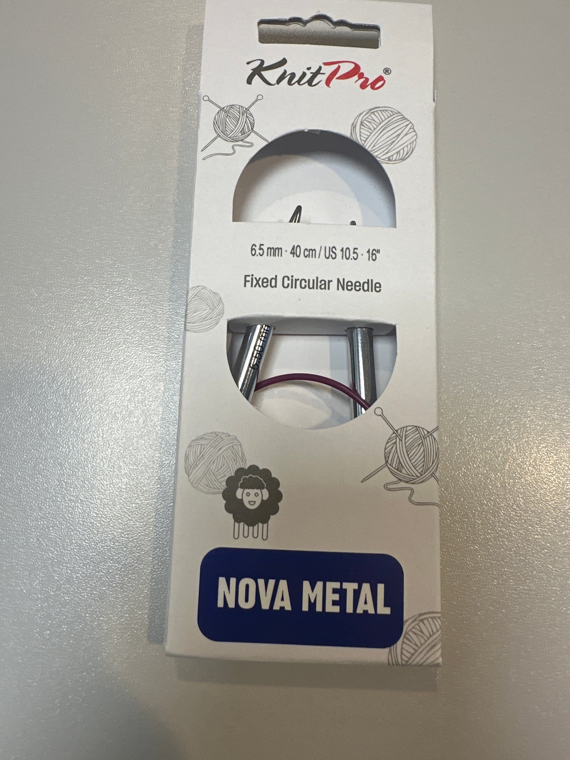 KnitPro 6.5mm 40cm Fixed Circular Needle