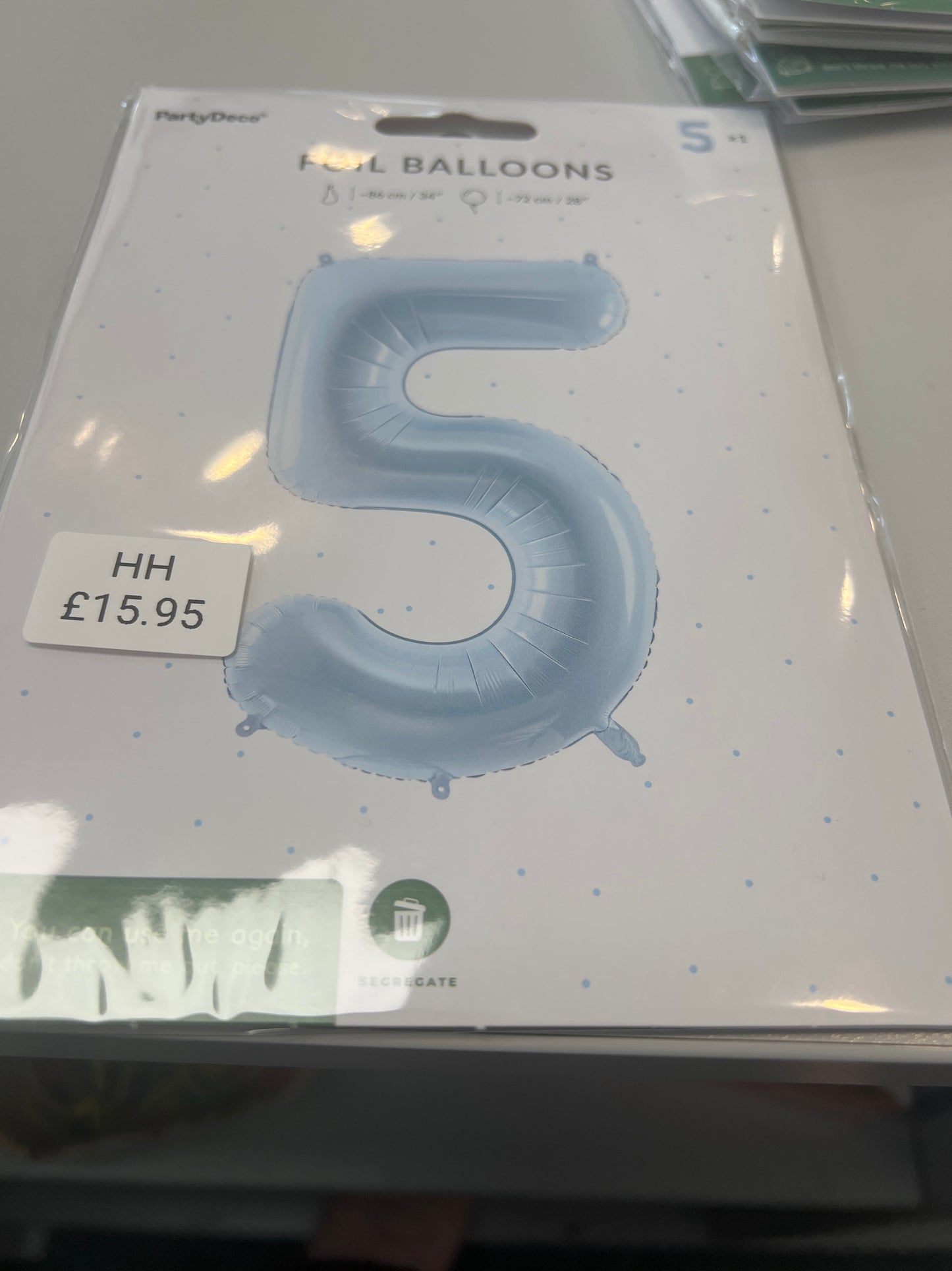 Helium balloon No5 34”