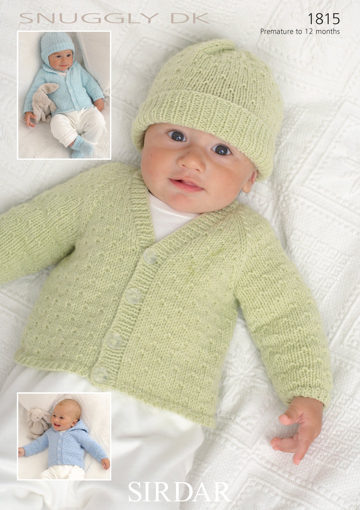 Sirdar Pattern 1815 - Cardigans, hats, mittens & booties-Sirdar snuggly DK - Product image