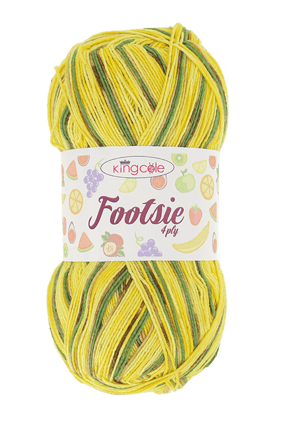 King Cole Footsie 4Ply - Pineapple (4907)