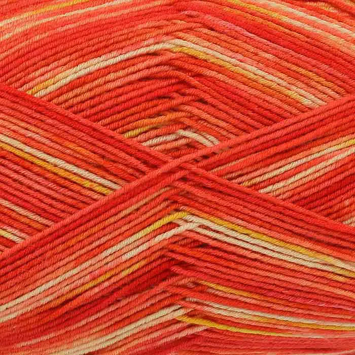 King Cole Footsie Yarn Tomato 4917 - Tomato