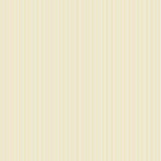 Pin Stripe Cream - Driftwood quilting fabric by Makower UK