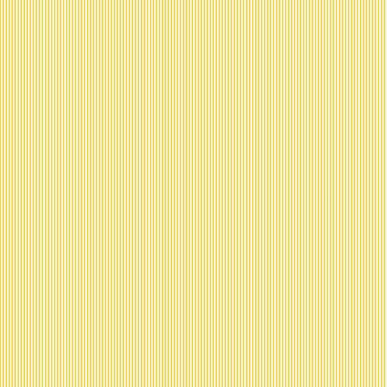 Pin Stripe Yellow - Petite Fleur quilting fabric by Makower UK