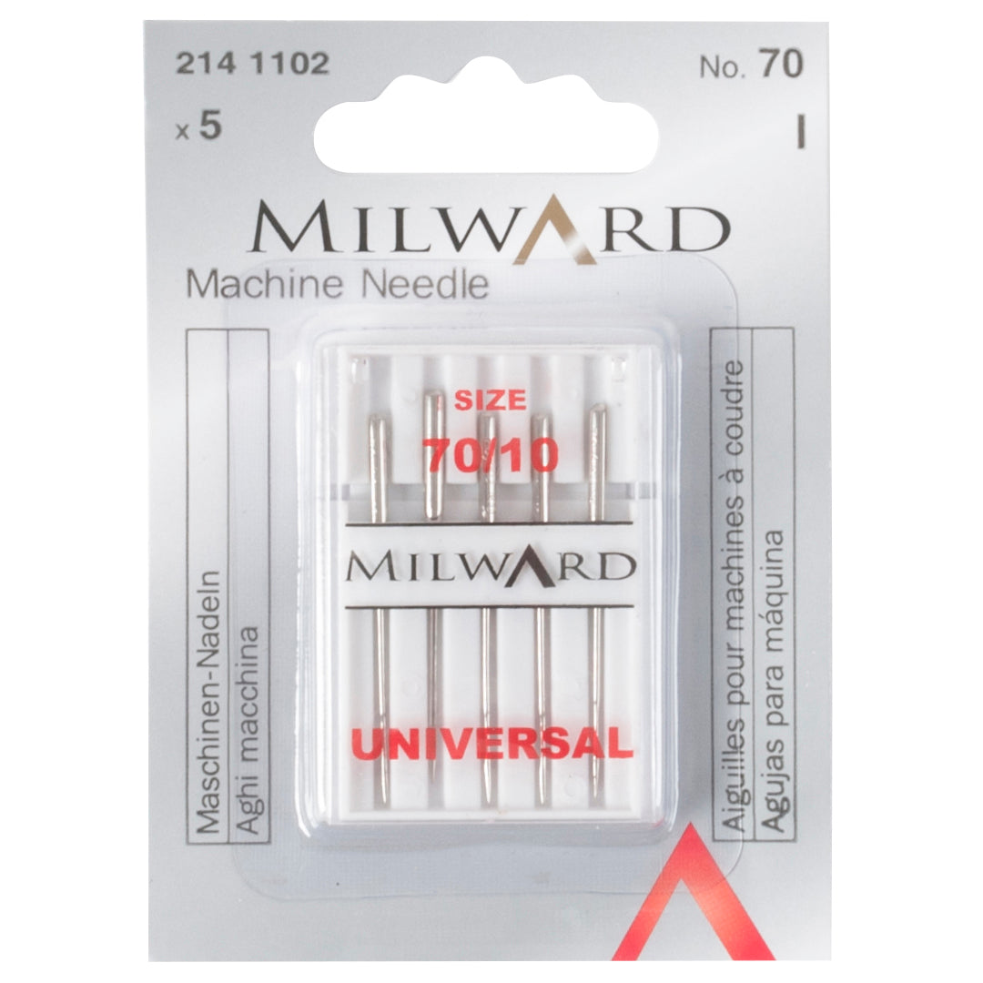 Milward Sewing Machine Needles Universal 70(10) 5 Pieces
