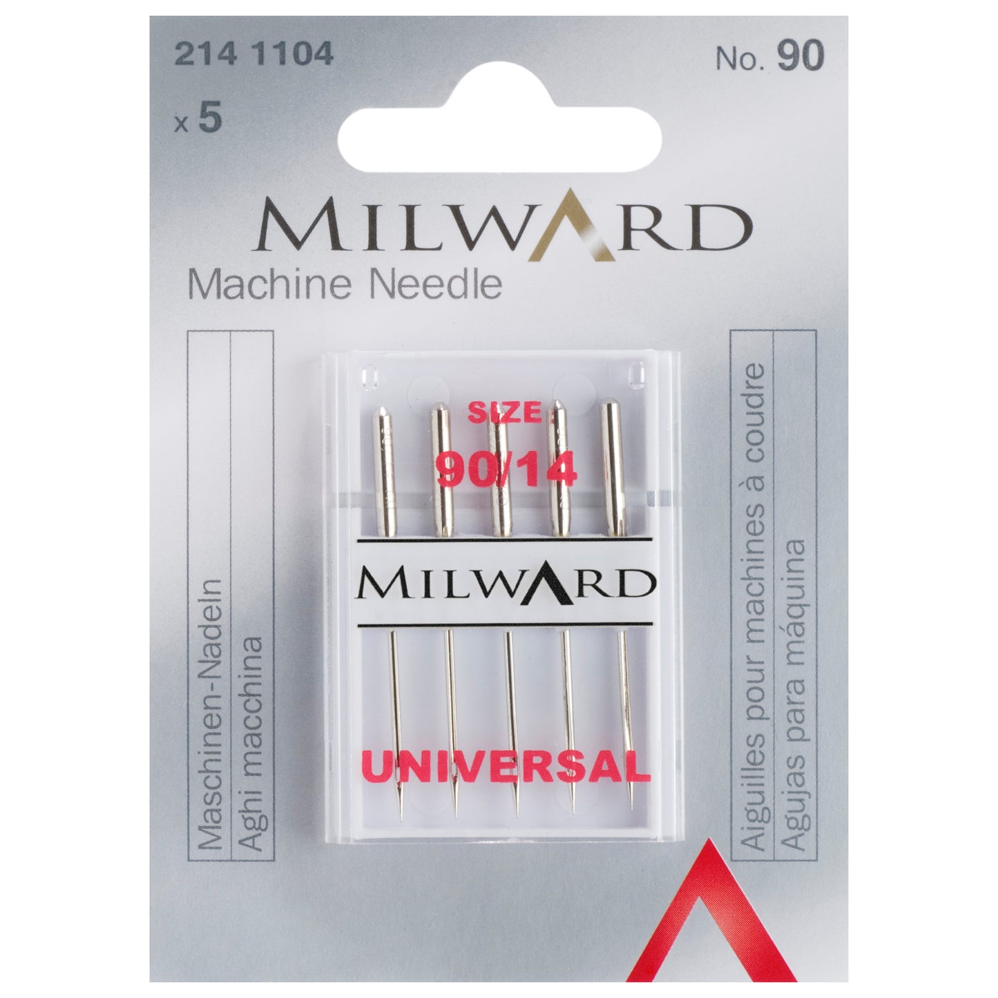 Milward Sewing Machine Needles Universal 90(14) 5 Pieces